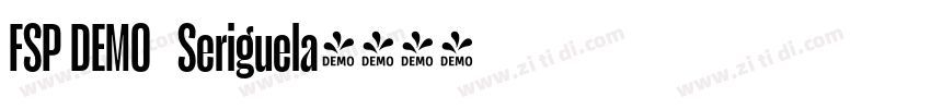 FSP DEMO   Seriguela字体转换